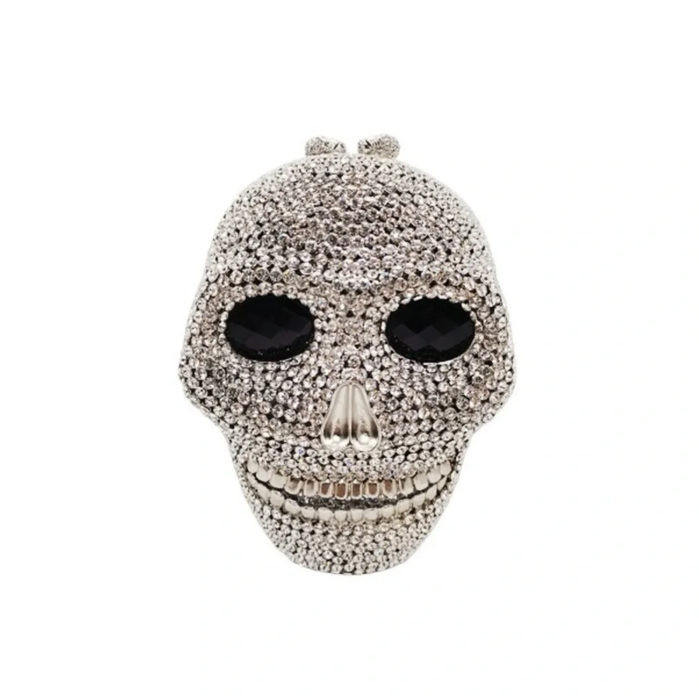 Silver Skull Mini Bag - Picture 1 of 4